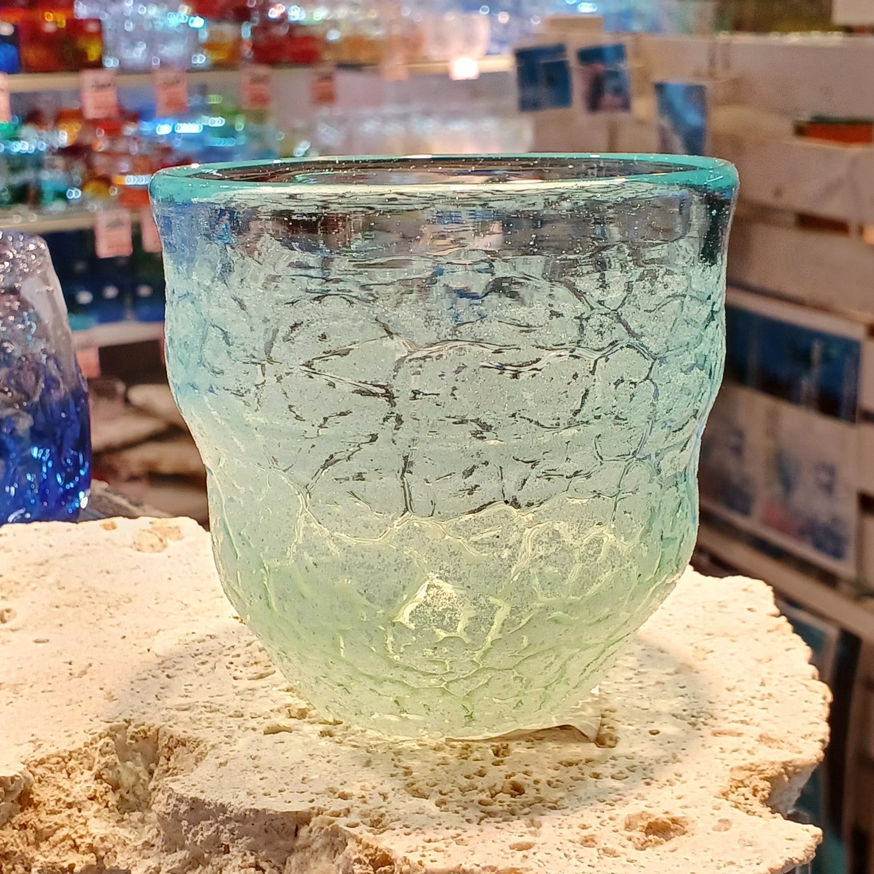 稲嶺アイスカット石型宙吹きグラス – 国際通り商店街 公式オンライン