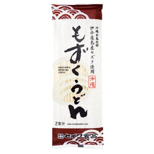 有)セイワ食品 沖縄磯割り もずくうどん 160g（2食分） – 国際通り商店街 公式オンラインショップ