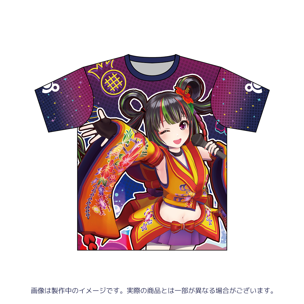 YUI 電子通信空間ユイ フルグラフィックTシャツ