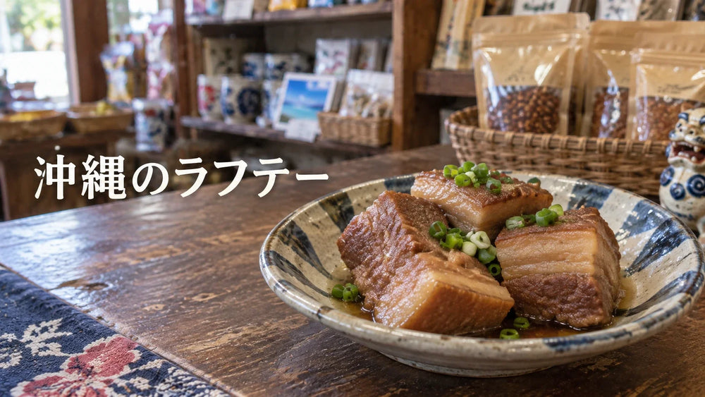 ラフテーとは、沖縄の豚の角煮、その意味と選び方