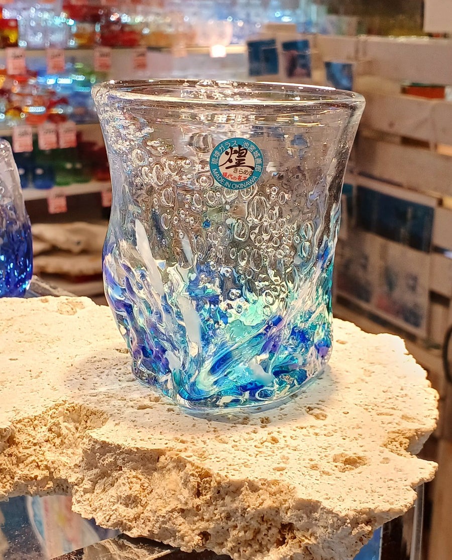稲嶺アイスカット石型宙吹きグラス – 国際通り商店街 公式オンライン