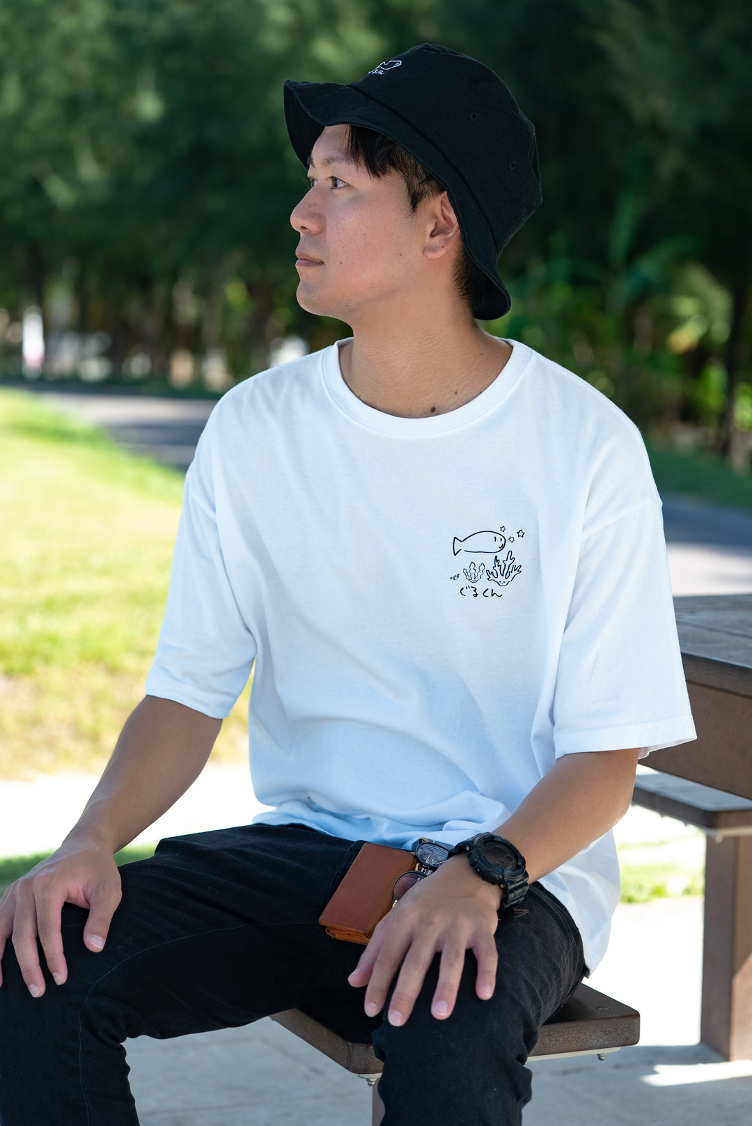 ぐるくんワンポイントTシャツ – 国際通り商店街 公式オンラインショップ