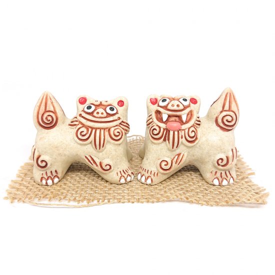 Nミニペア シーサー（茶） – 国際通り商店街 公式オンラインショップ