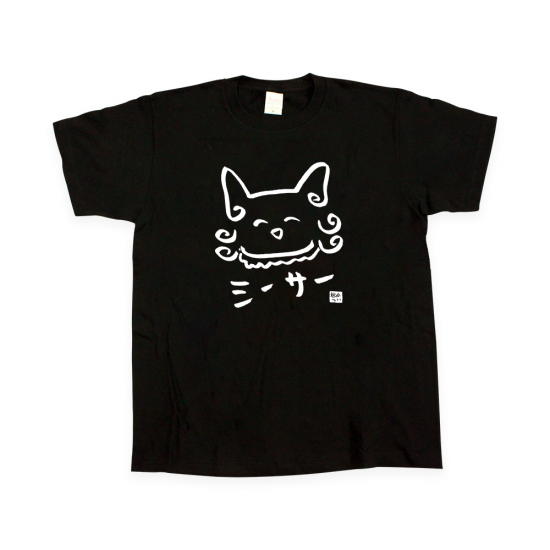 OKINAWA シーサー ミニTシャツ インテリア SHI-SA シーサーTee